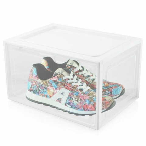 3x BOX NA BUTY ORGANIZER PUDEŁKO BIAŁE 3x BOX NA BUTY ORGANIZER PUDEŁKO BIAŁE