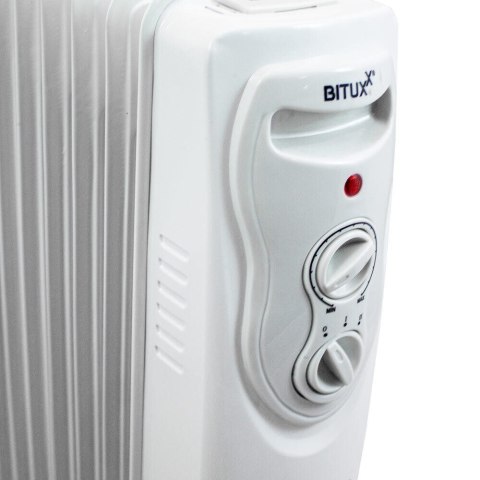 BITUXX Elektryczny grzejnik olejowy 2500 W 11 żeber biały BITUXX Elektryczny grzejnik olejowy 2500 W 11 żeber biały