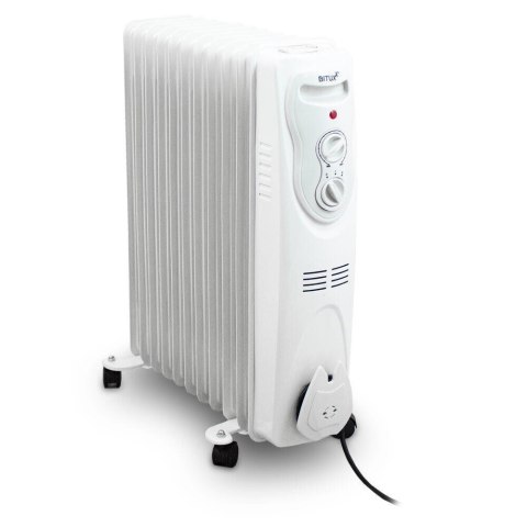 BITUXX Elektryczny grzejnik olejowy 2500 W 11 żeber biały BITUXX Elektryczny grzejnik olejowy 2500 W 11 żeber biały