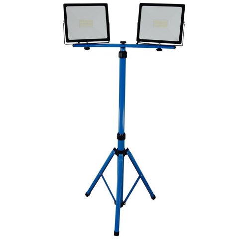 Lampa Robocza LED 2x50W IP65 Statyw 90-172 cm Kabel 3m Zimne 艢wiat艂o Lampa Robocza LED 2x50W IP65 Statyw 90-172 cm Kabel 3m Zimne 艢wiat艂o