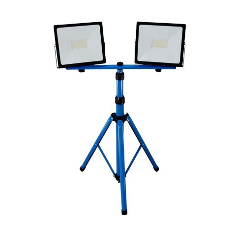 Lampa Robocza LED 2x50W IP65 Statyw 90-172 cm Kabel 3m Zimne 艢wiat艂o Lampa Robocza LED 2x50W IP65 Statyw 90-172 cm Kabel 3m Zimne 艢wiat艂o