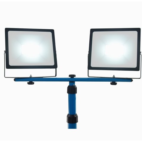 Lampa Robocza LED 2x50W IP65 Statyw 90-172 cm Kabel 3m Zimne 艢wiat艂o Lampa Robocza LED 2x50W IP65 Statyw 90-172 cm Kabel 3m Zimne 艢wiat艂o