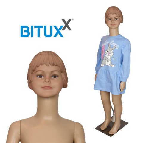 Manekin Dziecięcy Wystawowy Dziewczynka 110CM Sklep Odzieżowy Ekspozycja Manekin Dziecięcy Wystawowy Dziewczynka 110CM Sklep Odzieżowy Ekspozycja