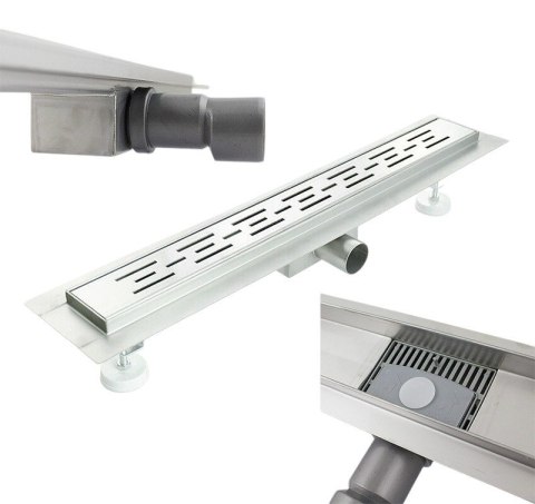 Odpływ Liniowy 150cm Matrix Stal Nierdzewna Syfon Kratka Osadnik Odpływ Liniowy 150cm Matrix Stal Nierdzewna Syfon Kratka Osadnik
