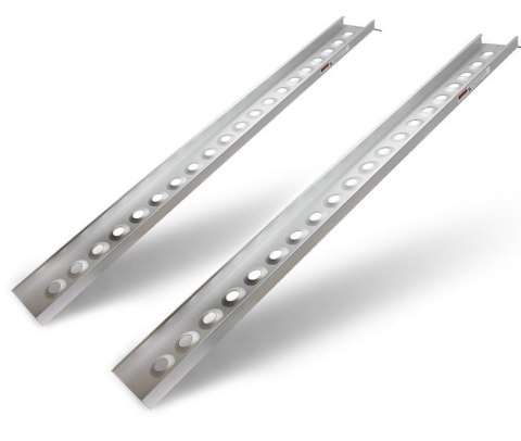 Rampy załadunkowe aluminiowe 2x200kg antypoślizgowe stabilne 193 cm Rampy załadunkowe aluminiowe 2x200kg antypoślizgowe stabilne 193 cm