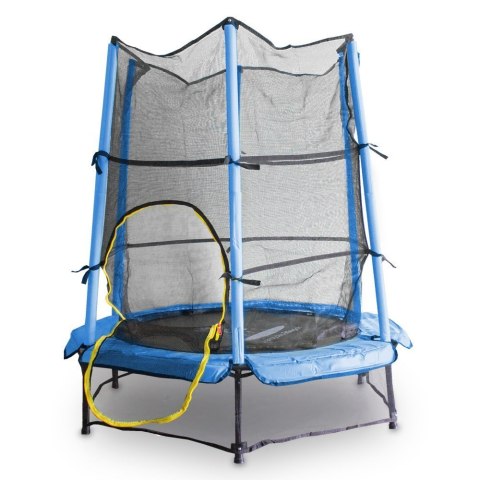 Trampolina dla dzieci 140cm niebieska Trampolina dla dzieci 140cm niebieska