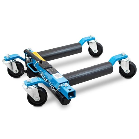 Wózek manewrowy hydrauliczny pod koła 4 sztuki niebieski Wózek manewrowy hydrauliczny pod koła 4 sztuki niebieski