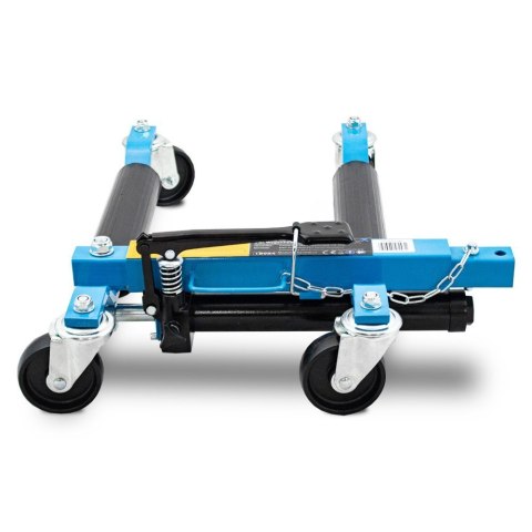 Wózek manewrowy hydrauliczny pod koła 4 sztuki niebieski Wózek manewrowy hydrauliczny pod koła 4 sztuki niebieski