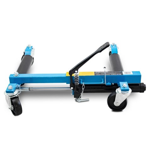 Wózek manewrowy hydrauliczny pod koła 4 sztuki niebieski Wózek manewrowy hydrauliczny pod koła 4 sztuki niebieski