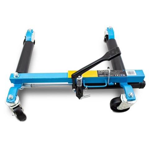 Wózek manewrowy hydrauliczny pod koła 4 sztuki niebieski Wózek manewrowy hydrauliczny pod koła 4 sztuki niebieski