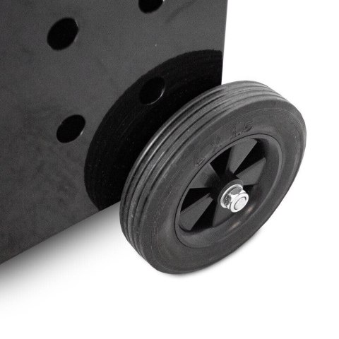 Wózek na drewno kominkowe 100 kg metalowy z gumowanymi kółkami solidny Stal Wózek na drewno kominkowe 100 kg metalowy z gumowanymi kółkami solidny Stal