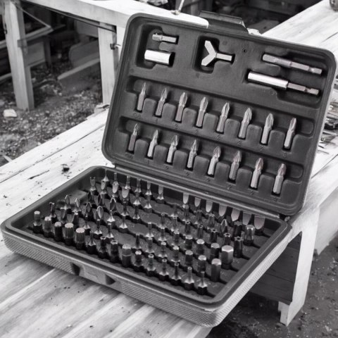 Zestaw Bitów 100 Elementów Różne Końcówki Torx Imbus Tri-Wing Spanner Zestaw Bitów 100 Elementów Różne Końcówki Torx Imbus Tri-Wing Spanner