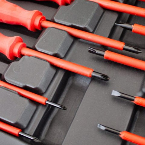Zestaw wkrętaków izolowanych magnetycznych 11 elementów Zestaw wkrętaków izolowanych magnetycznych 11 elementów