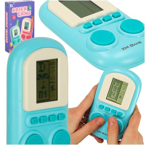 Gra elektroniczna zręcznościowa konsola przenośna niebieska Kik Sp. z o. o. Sp. k.