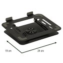 Podstawka pod laptopa regulowana 360° stolik pod laptopa ergonomiczny Kik Sp. z o. o. Sp. k.