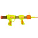 Pistolet na kulki karabin na piankowe naboje solidny dla dzieci gra 2w1 zielony Kik Sp. z o. o. Sp. k.
