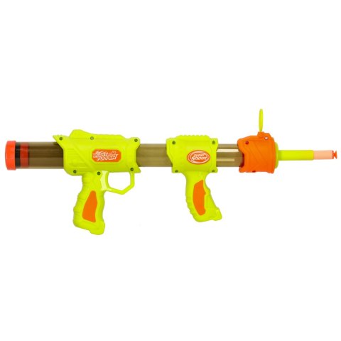 Pistolet na kulki karabin na piankowe naboje solidny dla dzieci gra 2w1 zielony Kik Sp. z o. o. Sp. k. Pistolet na kulki karabin na piankowe naboje solidny dla dzieci gra 2w1 zielony Kik Sp. z o. o. Sp. k.