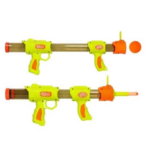 Pistolet na kulki karabin na piankowe naboje solidny dla dzieci gra 2w1 zielony Kik Sp. z o. o. Sp. k. Pistolet na kulki karabin na piankowe naboje solidny dla dzieci gra 2w1 zielony Kik Sp. z o. o. Sp. k.