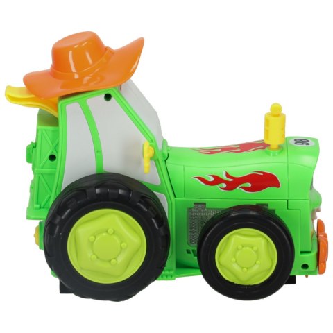 Traktor ciągnik zdalnie sterowany na pilota RC skaczący tańczący dźwięk zielony Kik Sp. z o. o. Sp. k. Traktor ciągnik zdalnie sterowany na pilota RC skaczący tańczący dźwięk zielony Kik Sp. z o. o. Sp. k.