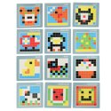 Układanka kreatywna logiczna klocki puzzle mozaika 175 elementów Kik Sp. z o. o. Sp. k.