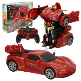 Robot zdalnie sterowany RC REVOLT Auto Sportowe 2w1 Przekształca się w Robota 2.4GHz Para LED Dźwięk Kik Sp. z o. o. Sp. k.