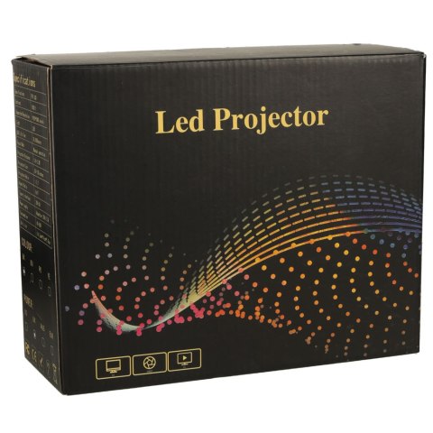 Projektor rzutnik przenośny LED TFT LCD 16:9 1920x1080 USB 20W biały Kik Sp. z o. o. Sp. k. Projektor rzutnik przenośny LED TFT LCD 16:9 1920x1080 USB 20W biały Kik Sp. z o. o. Sp. k.