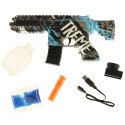 Pistolet na kulki żelowe wodne karabin niebieski zasilanie bateryjne USB 550szt. 7-8mm Kik Sp. z o. o. Sp. k.