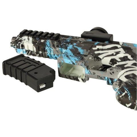 Pistolet na kulki żelowe wodne karabin niebieski zasilanie bateryjne USB 550szt. 7-8mm Kik Sp. z o. o. Sp. k. Pistolet na kulki żelowe wodne karabin niebieski zasilanie bateryjne USB 550szt. 7-8mm Kik Sp. z o. o. Sp. k.