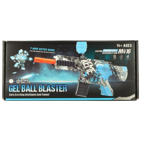 Pistolet na kulki żelowe wodne karabin niebieski zasilanie bateryjne USB 550szt. 7-8mm Kik Sp. z o. o. Sp. k. Pistolet na kulki żelowe wodne karabin niebieski zasilanie bateryjne USB 550szt. 7-8mm Kik Sp. z o. o. Sp. k.
