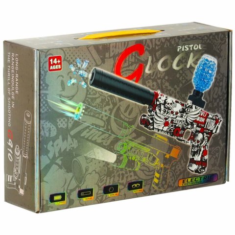 Pistolet na kulki żelowe wodne karabin zasilanie akumulatorowe USB + okulary 550szt. 7-8mm Kik Sp. z o. o. Sp. k. Pistolet na kulki żelowe wodne karabin zasilanie akumulatorowe USB + okulary 550szt. 7-8mm Kik Sp. z o. o. Sp. k.