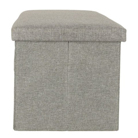Puf składany ze schowkiem szary duży 76x38x38cm Kik Sp. z o. o. Sp. k. Puf składany ze schowkiem szary duży 76x38x38cm Kik Sp. z o. o. Sp. k.