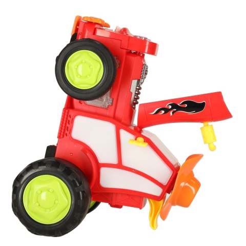 Traktor ciągnik zdalnie sterowany na pilota RC skaczący tańczący dźwięk czerwony Kik Sp. z o. o. Sp. k. Traktor ciągnik zdalnie sterowany na pilota RC skaczący tańczący dźwięk czerwony Kik Sp. z o. o. Sp. k.