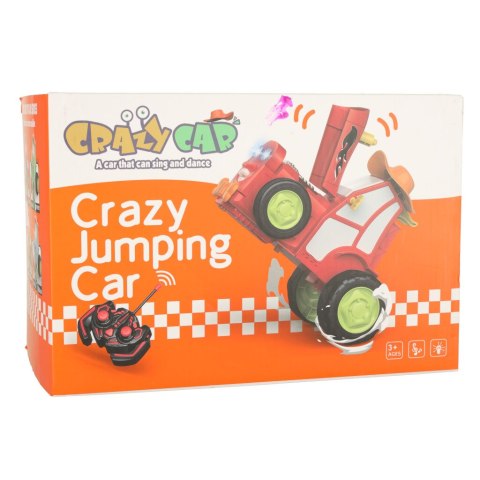 Traktor ciągnik zdalnie sterowany na pilota RC skaczący tańczący dźwięk czerwony Kik Sp. z o. o. Sp. k. Traktor ciągnik zdalnie sterowany na pilota RC skaczący tańczący dźwięk czerwony Kik Sp. z o. o. Sp. k.