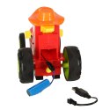 Traktor ciągnik zdalnie sterowany na pilota RC skaczący tańczący dźwięk czerwony Kik Sp. z o. o. Sp. k.