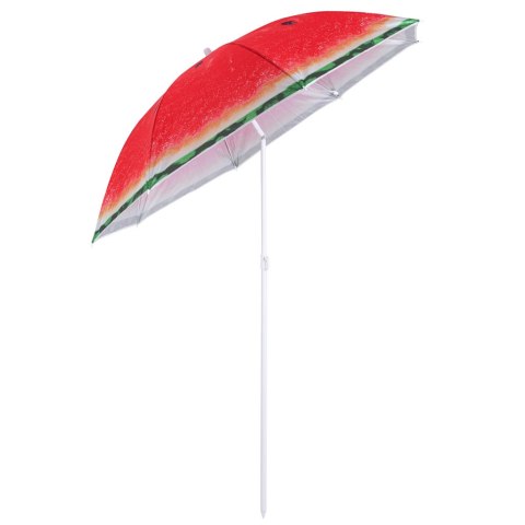 Parasol ogrodowy plażowy regulowany łamany 150cm arbuz UV Kik Sp. z o. o. Sp. k. Parasol ogrodowy plażowy regulowany łamany 150cm arbuz UV Kik Sp. z o. o. Sp. k.