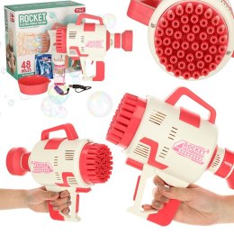 Pistolet maszynka do baniek mydlanych bańki mydlane światła różowy Kik Sp. z o. o. Sp. k.