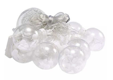 Lampki LED kurtyna kule wiszące świąteczne choinkowe 3m 108LED multikolor ze złączem 8 trybów świecenia Kik Sp. z o. o. Sp. k. Lampki LED kurtyna kule wiszące świąteczne choinkowe 3m 108LED multikolor ze złączem 8 trybów świecenia Kik Sp. z o. o. Sp. k.