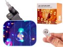 Lampki LED kurtyna kule wiszące świąteczne choinkowe 3m 108LED multikolor ze złączem 8 trybów świecenia Kik Sp. z o. o. Sp. k.