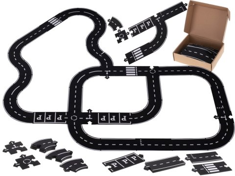 Puzzle kreatywne 2w1 droga jezdnia 40 elementów Kik Sp. z o. o. Sp. k. Puzzle kreatywne 2w1 droga jezdnia 40 elementów Kik Sp. z o. o. Sp. k.