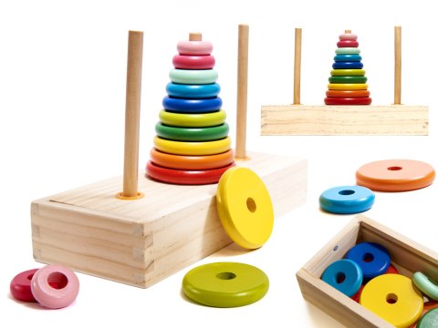 Piramida drewniana z podstawą wieża sorter Kik Sp. z o. o. Sp. k. Piramida drewniana z podstawą wieża sorter Kik Sp. z o. o. Sp. k.