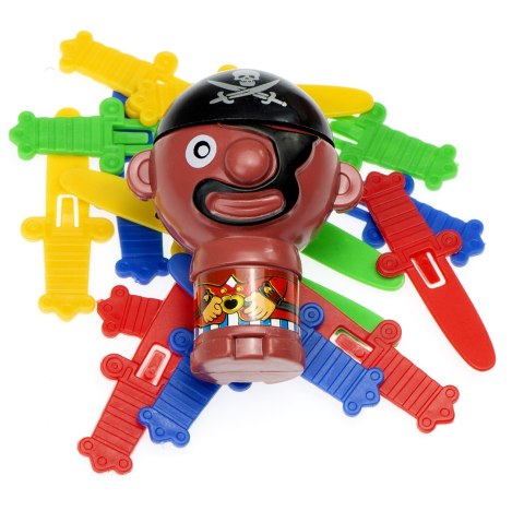 Gra zręcznościowa Szalony Pirat w beczce Ukłuj pirata 9 x 9 x 12,5 cm Kik Sp. z o. o. Sp. k. Gra zręcznościowa Szalony Pirat w beczce Ukłuj pirata 9 x 9 x 12,5 cm Kik Sp. z o. o. Sp. k.