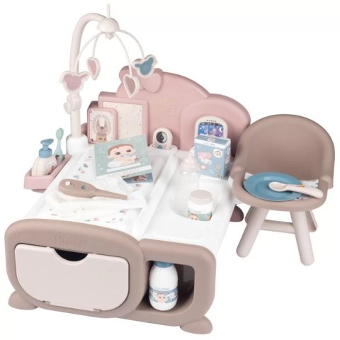 Smoby SMOBY Baby Nurse Elektroniczny Duży Kącik Opiekunki dla Lalki 19 akcesoriów Smoby SMOBY Baby Nurse Elektroniczny Duży Kącik Opiekunki dla Lalki 19 akcesoriów