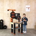 Smoby SMOBY Black&Decker Warsztat z dźwigiem + 94 Akcesoria