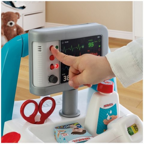 Smoby SMOBY Elektroniczny Wózek Medyczny Lekarski 16 akcesoriów Smoby SMOBY Elektroniczny Wózek Medyczny Lekarski 16 akcesoriów