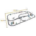 Woopie WOOPIE Kolejka Elektryczna Ogromny 914 cm Tor Most Tunel 86 el.