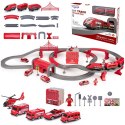 Woopie WOOPIE Kolejka Elektryczna Tor Samochodowy Straż Helikopter Auta 92 el.