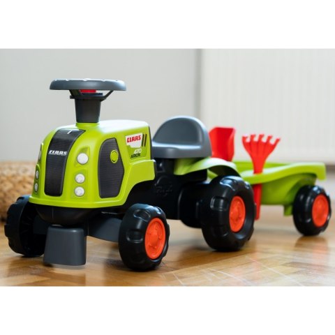 FALK FALK Jeździk Claas 470 Arion Zielony z Przyczepką + Zestaw do piasku FALK FALK Jeździk Claas 470 Arion Zielony z Przyczepką + Zestaw do piasku