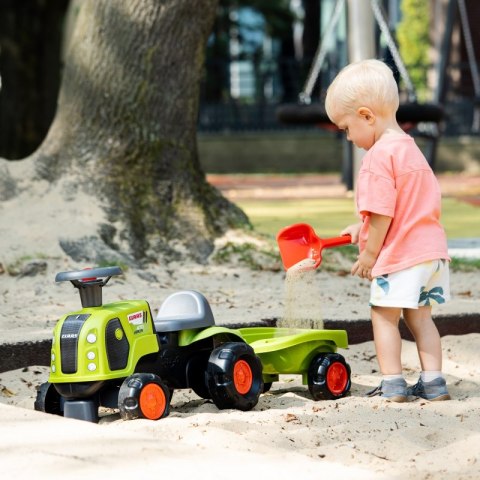 FALK FALK Jeździk Claas 470 Arion Zielony z Przyczepką + Zestaw do piasku FALK FALK Jeździk Claas 470 Arion Zielony z Przyczepką + Zestaw do piasku