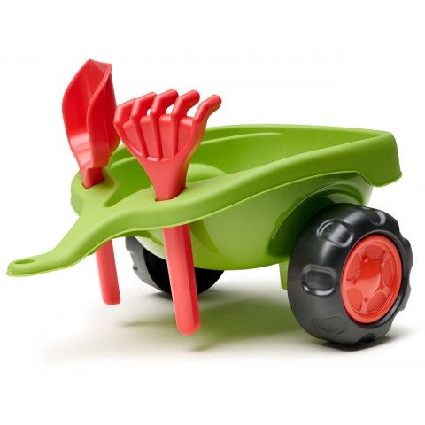 FALK FALK Jeździk Claas 470 Arion Zielony z Przyczepką + Zestaw do piasku FALK FALK Jeździk Claas 470 Arion Zielony z Przyczepką + Zestaw do piasku