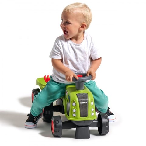 FALK FALK Jeździk Claas 470 Arion Zielony z Przyczepką + Zestaw do piasku FALK FALK Jeździk Claas 470 Arion Zielony z Przyczepką + Zestaw do piasku